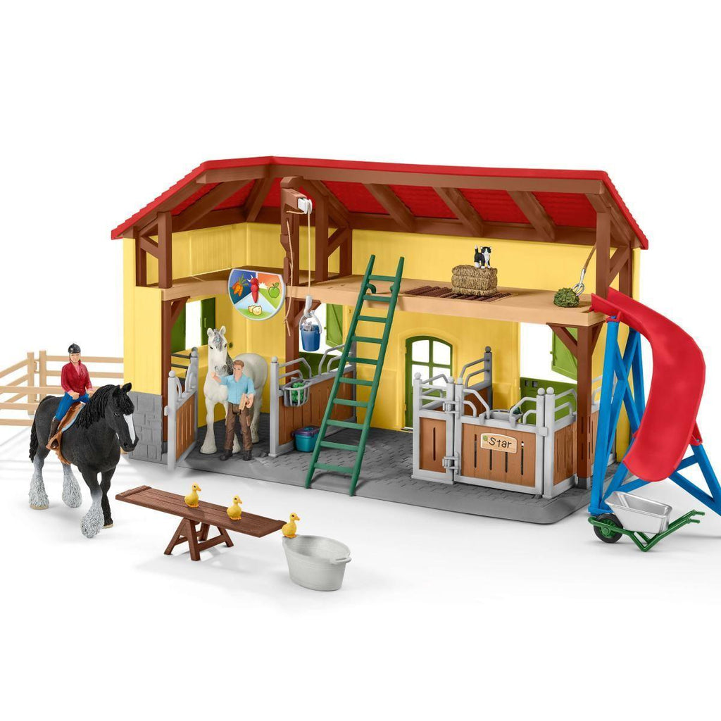 Schleich 42485 Rider Stable Playset - TOYBOX Toy Shop