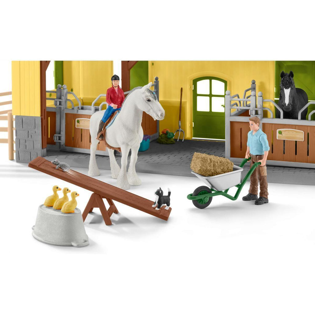 Schleich 42485 Rider Stable Playset - TOYBOX Toy Shop