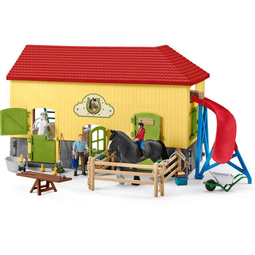 Schleich 42485 Rider Stable Playset - TOYBOX Toy Shop