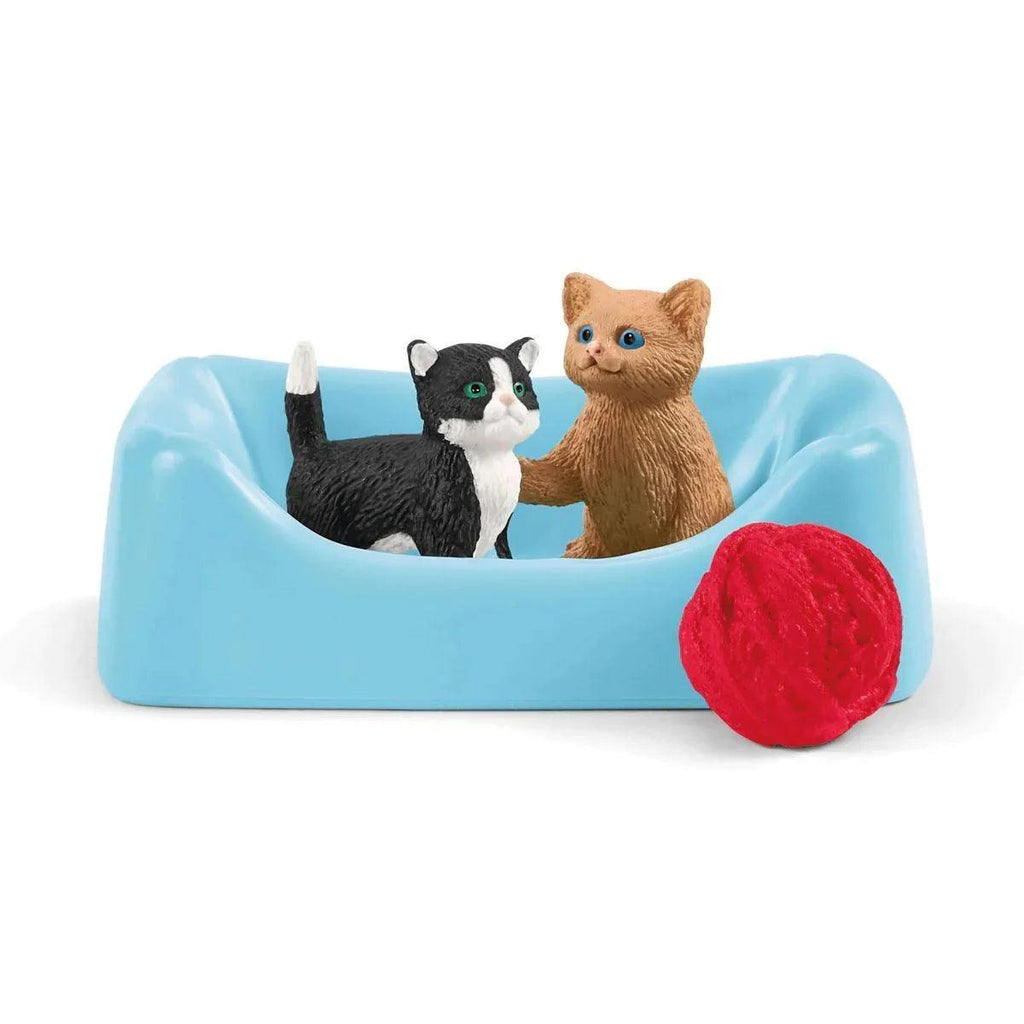 SCHLEICH 42501 Playtime For Cute Cats Playset - TOYBOX Toy Shop