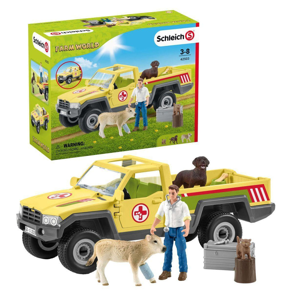 Schleich 42503 Veterinarian Visit At The Farm - TOYBOX Toy Shop