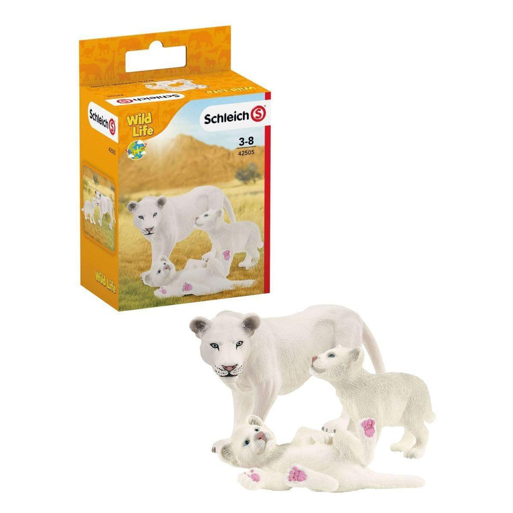 Schleich 42505 Wild Life Lion Mother with Cubs - TOYBOX Toy Shop