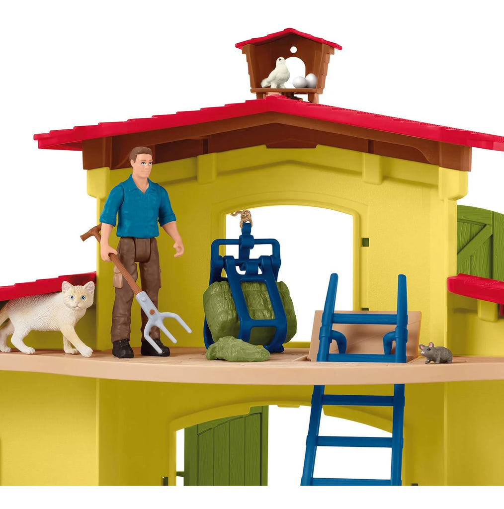 Schleich 42605 Large Farm With Animals and Accessories - TOYBOX Toy Shop