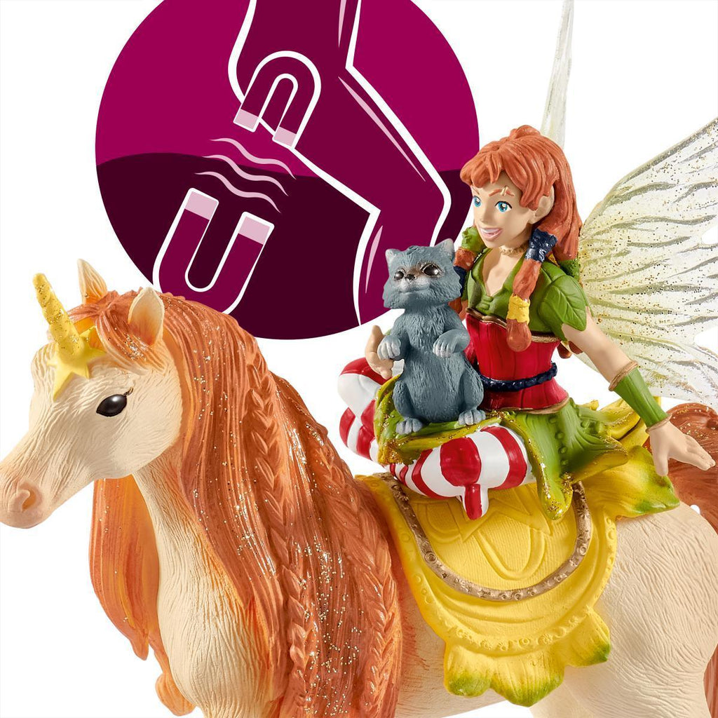 Schleich 70567 Fairy Marween With Glitter Unicorn Figure - TOYBOX Toy Shop