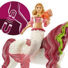 Schleich 70593 Mermaid Feya On Underwater Unicorn Figure - TOYBOX Toy Shop