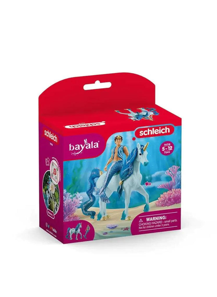 SCHLEICH BAYALA 70718 Aryon on Unicorn Figure - TOYBOX Toy Shop