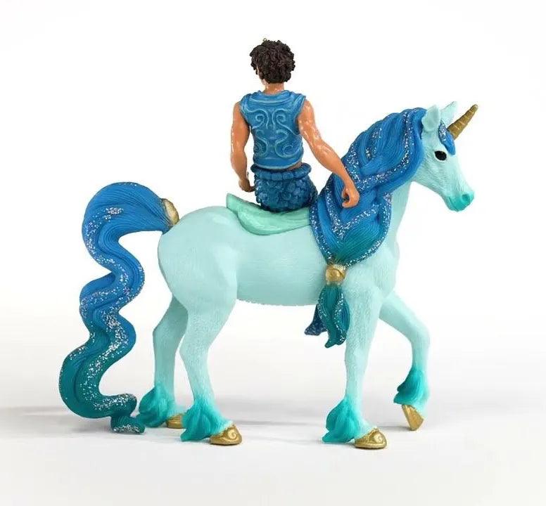 SCHLEICH BAYALA 70718 Aryon on Unicorn Figure - TOYBOX Toy Shop