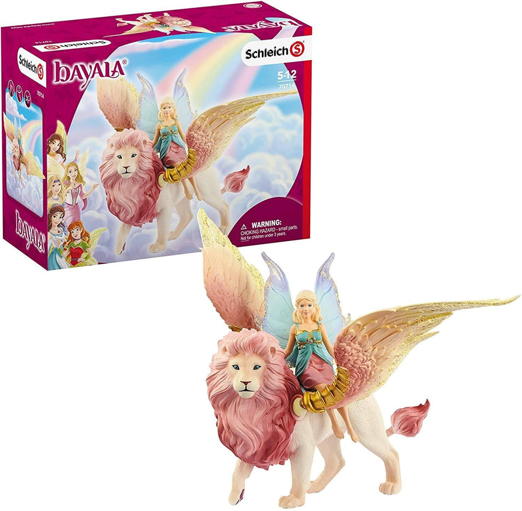 Schleich Fairy in Flight on Winged Lion - TOYBOX Toy Shop