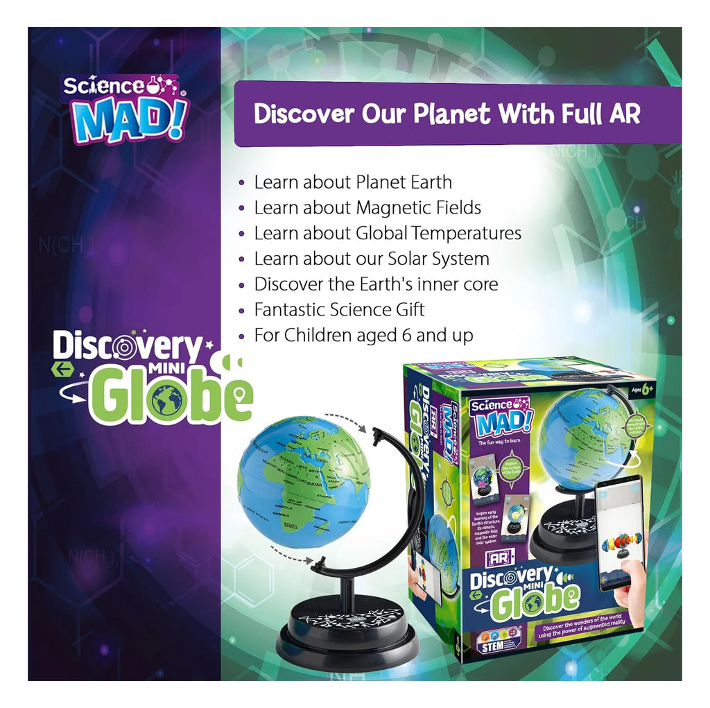 Science Mad AR Mini Globe - TOYBOX Toy Shop