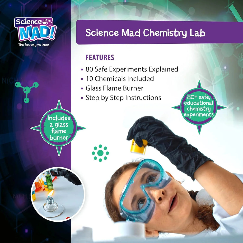 Science Mad Chemistry Lab Kit - TOYBOX Toy Shop