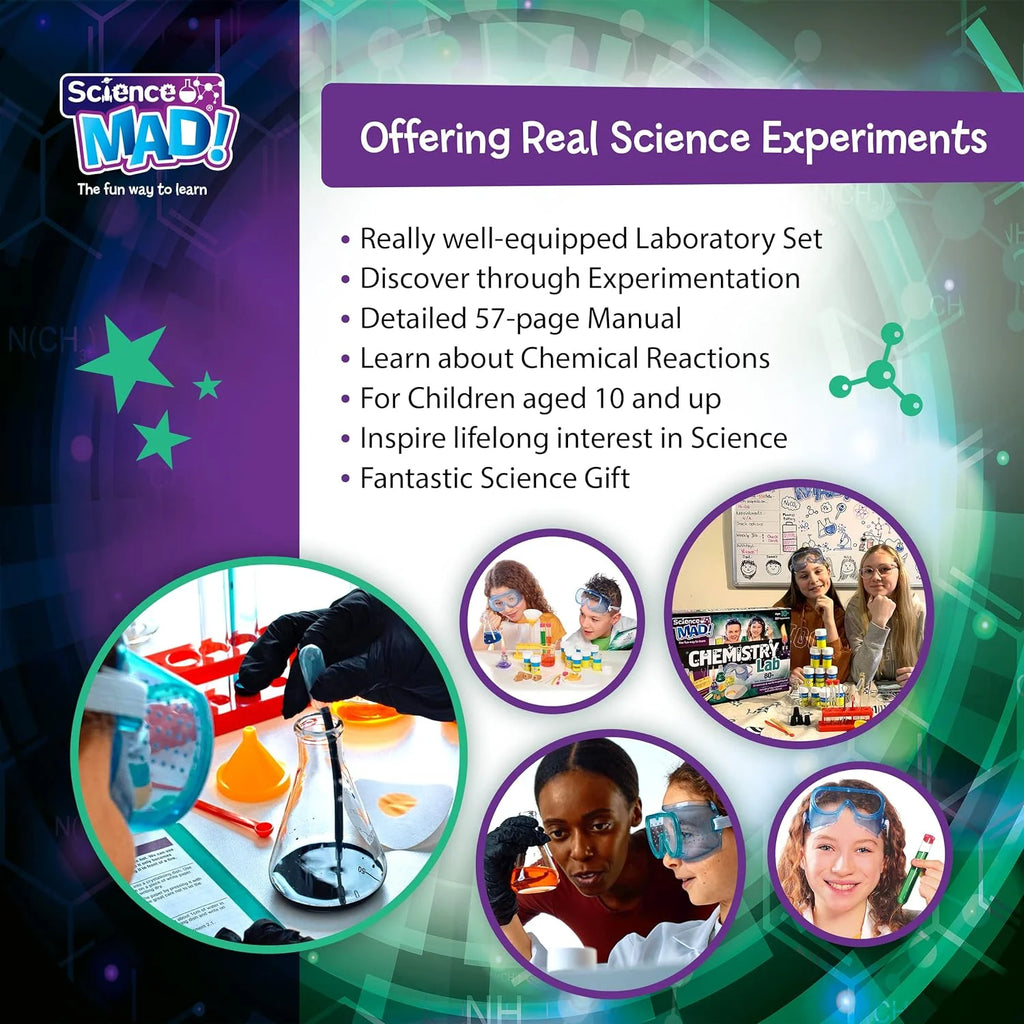 Science Mad Chemistry Lab Kit - TOYBOX Toy Shop