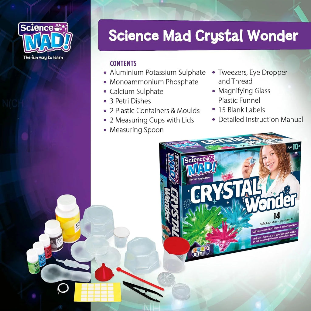 Science Mad Crystal Wonder - TOYBOX Toy Shop