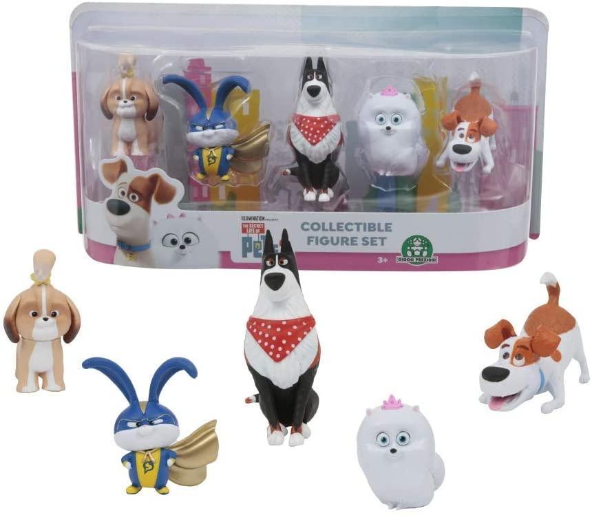 Secret Life of Pets 2 Blister Pack of 5 Jointed Figures - TOYBOX Toy Shop