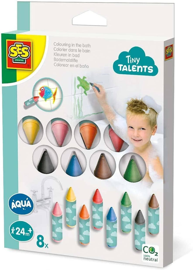 SES Creative Colouring in The Bath 8 Pack - TOYBOX Toy Shop