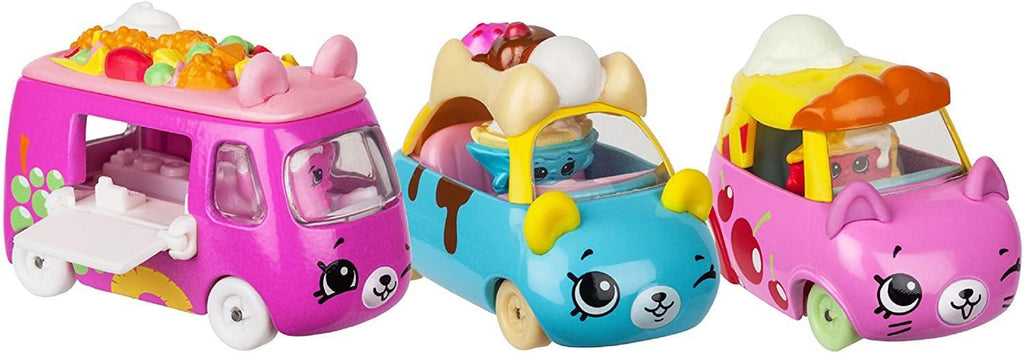 Shopkins 56740 Cutie Car S2 3 Pack-Asst - TOYBOX Toy Shop