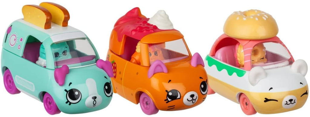 Shopkins Cutie Car S2 3-Pack - Assorted - TOYBOX Toy Shop