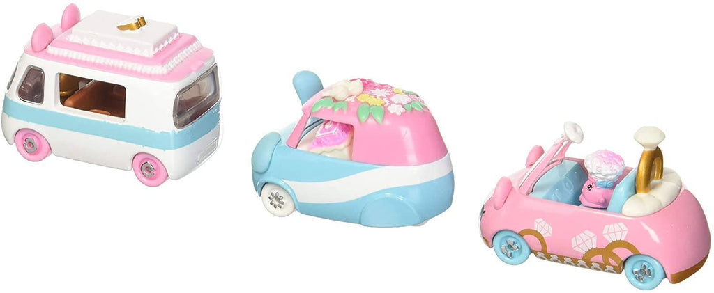 Shopkins Cutie Cars 3-Cars Pack - Assortment - TOYBOX Toy Shop