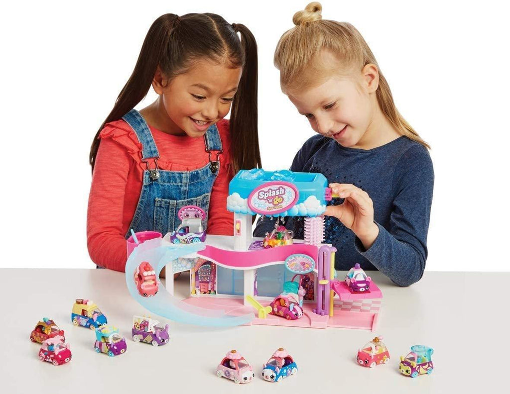 Shopkins Cutie Cars Toy, Splash 'n' Go Spa Wash Playset - TOYBOX Toy Shop