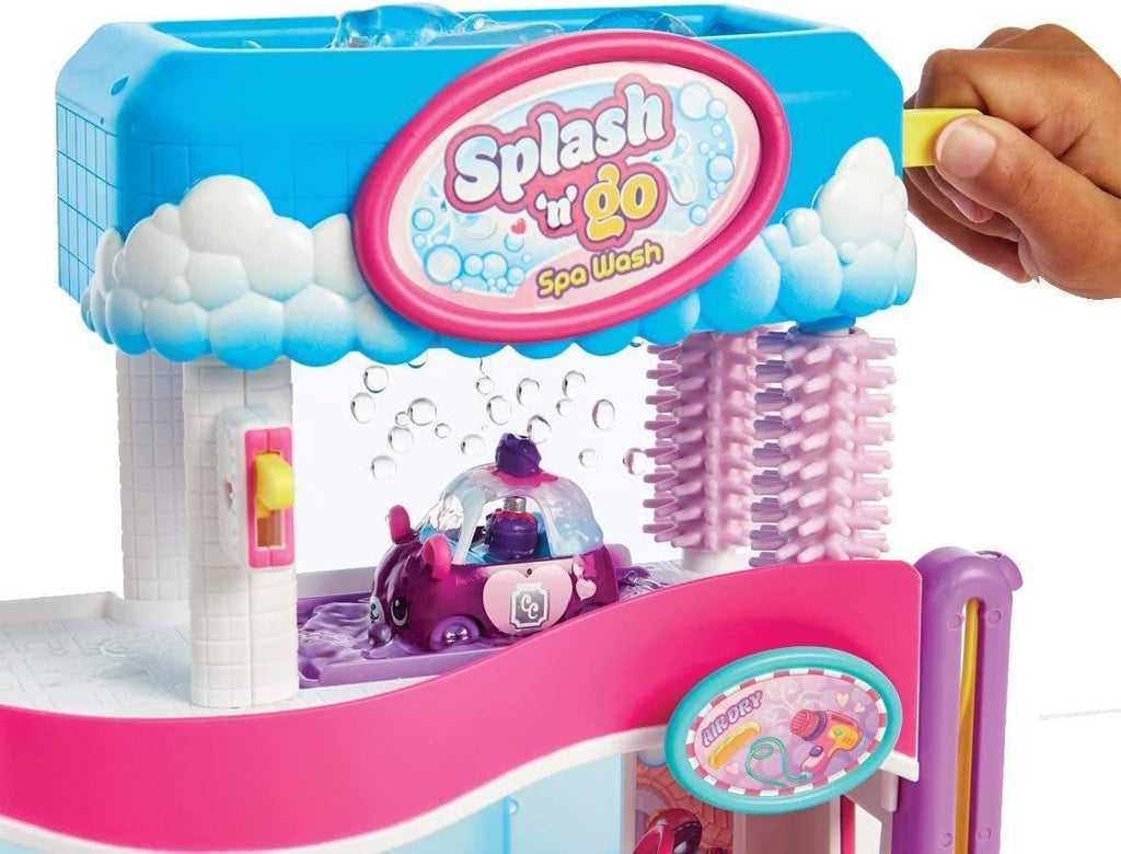 Shopkins Cutie Cars Toy, Splash 'n' Go Spa Wash Playset - TOYBOX Toy Shop