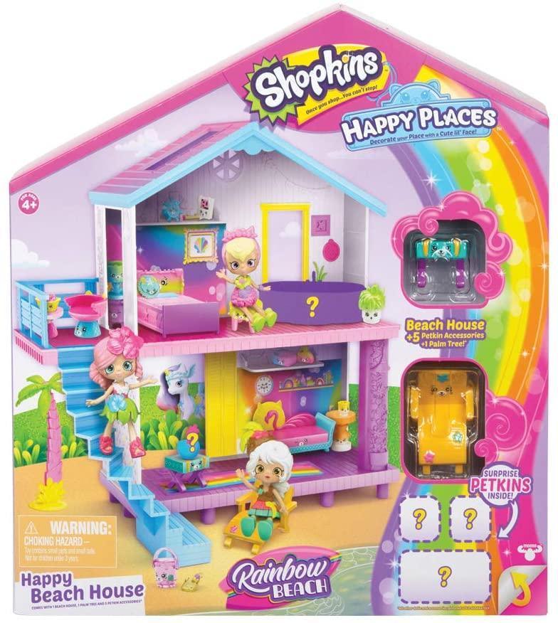 Shopkins  Happy Places Rainbow Beach House Playset - TOYBOX Toy Shop