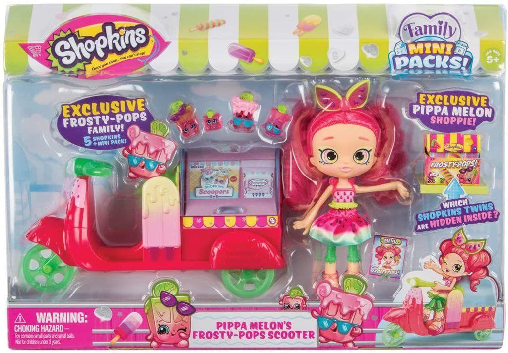 Shopkins Mini Packs Pippa Melon's Frosty Pops Scooter - TOYBOX Toy Shop