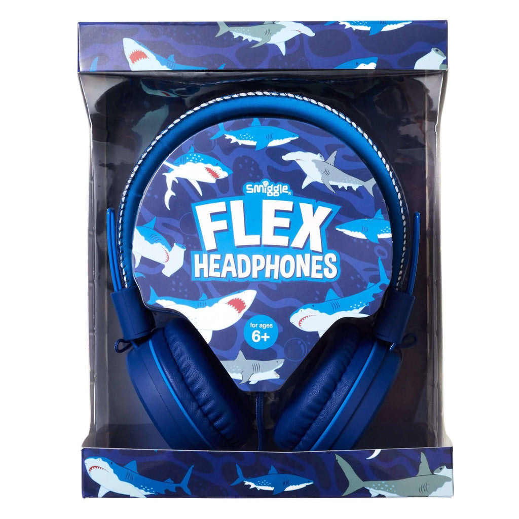 SMIGGLE 412228 Flow Flex Headphones, Colour Navy - TOYBOX Toy Shop