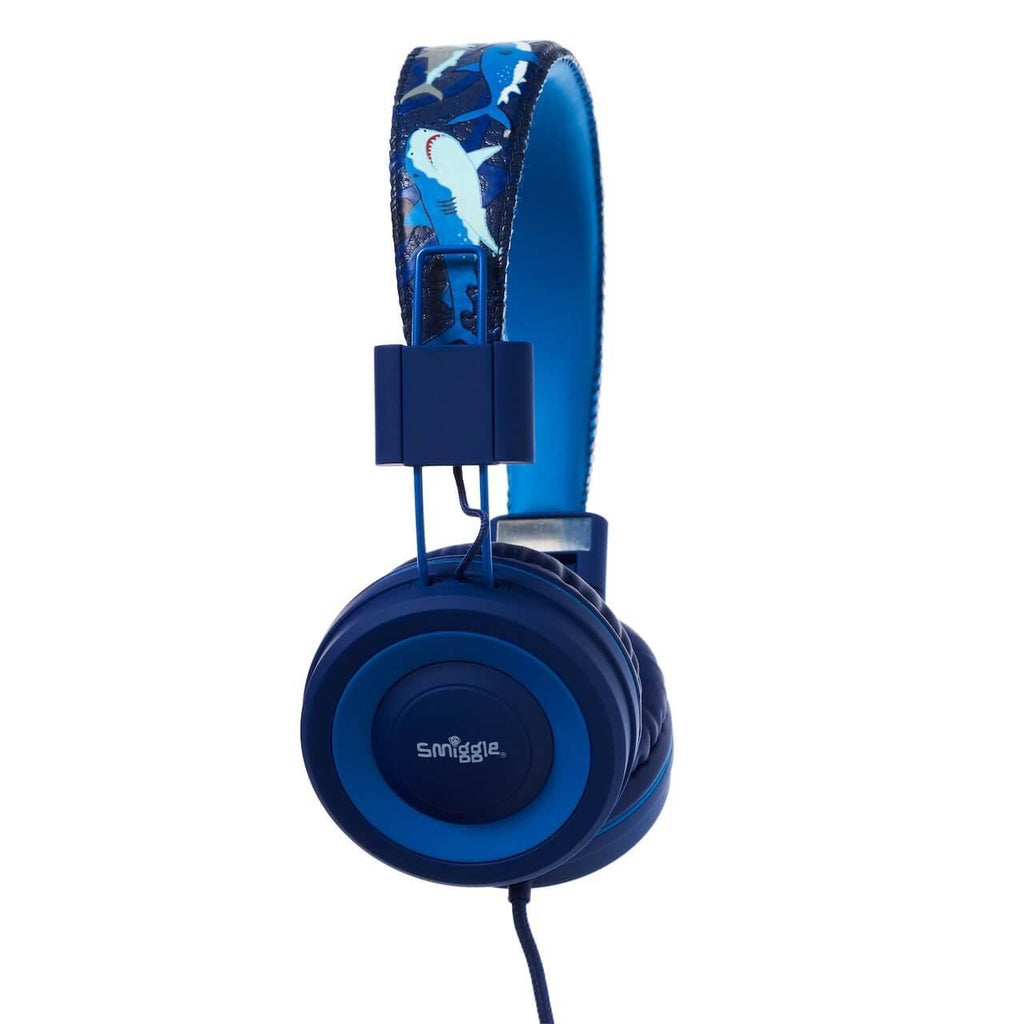 SMIGGLE 412228 Flow Flex Headphones, Colour Navy - TOYBOX Toy Shop