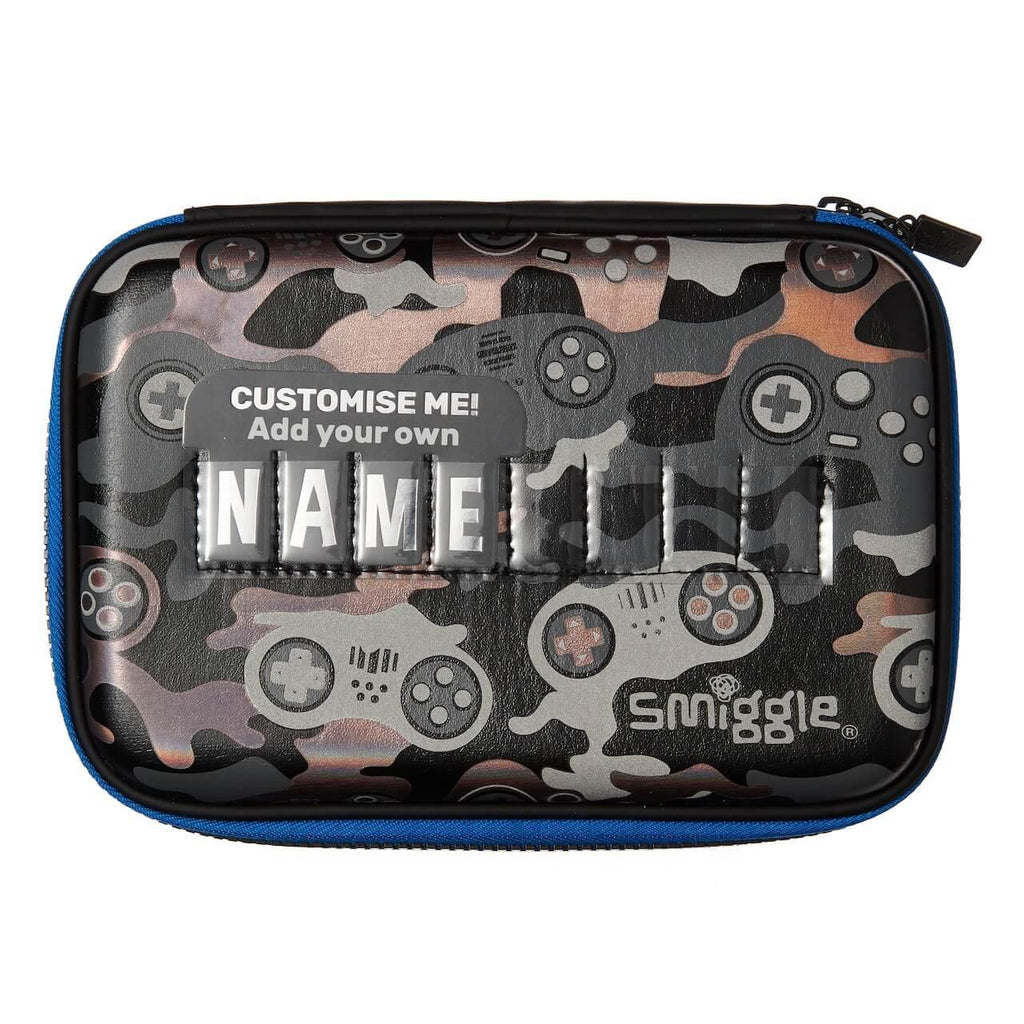 SMIGGLE Craze Id Hardtop Pencil Case Colour Dark Grey - TOYBOX Toy Shop