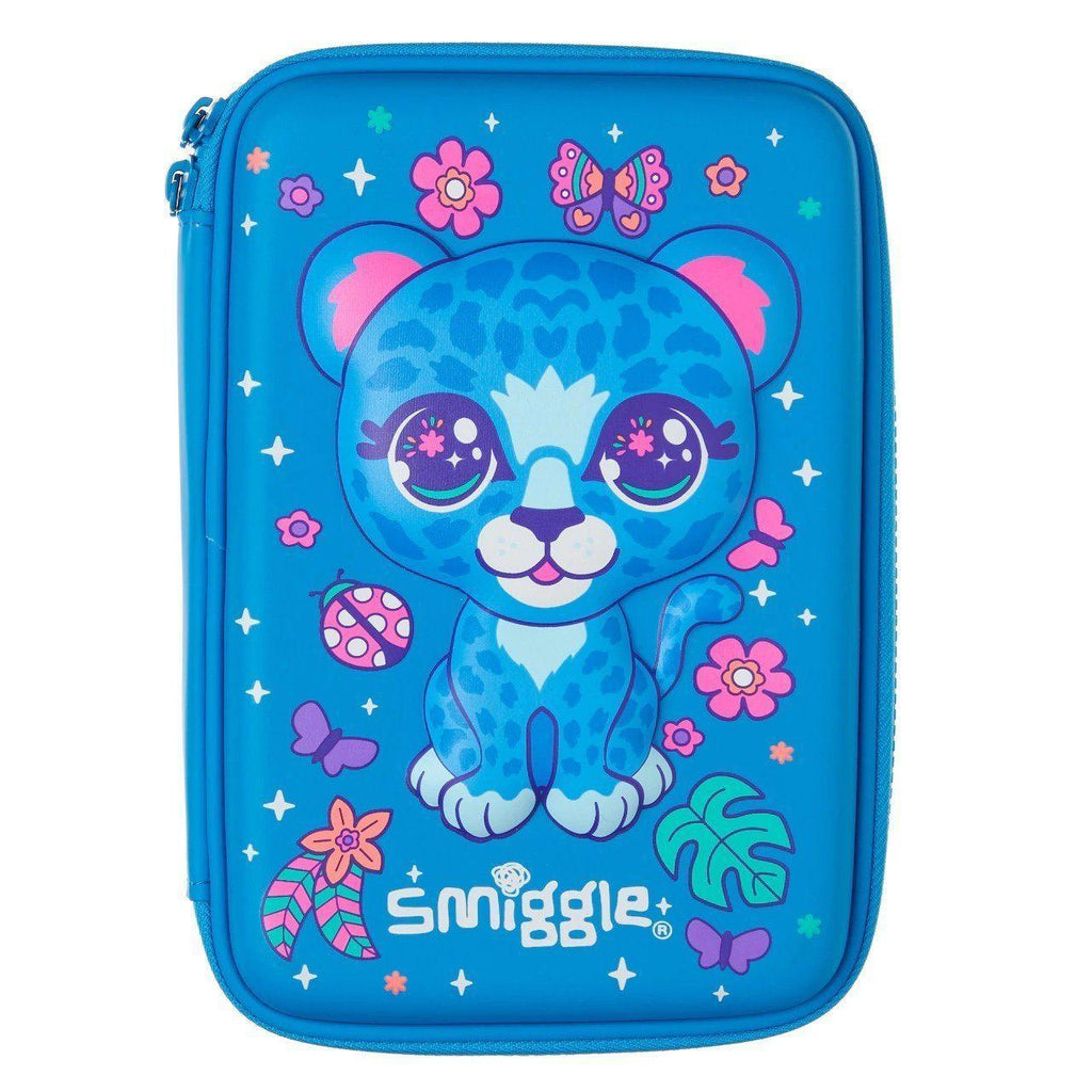 SMIGGLE Budz Character Hardtop Pencil Case, Cornflower Blue - TOYBOX Toy Shop