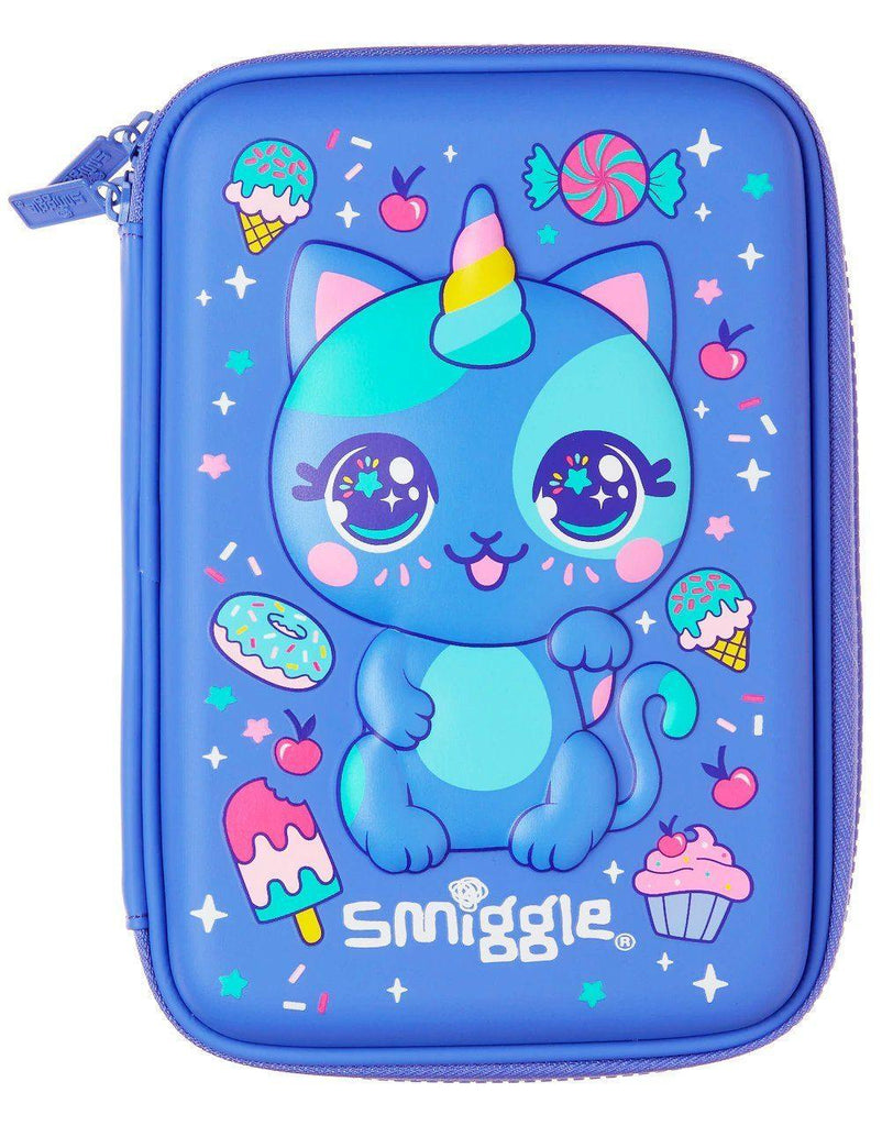 SMIGGLE Budz Character Hardtop Pencil Case - Purple - TOYBOX Toy Shop