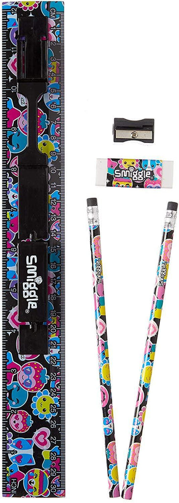 SMIGGLE Galaxy Ruler Combo Stationery Set - Assortment - TOYBOX Toy Shop