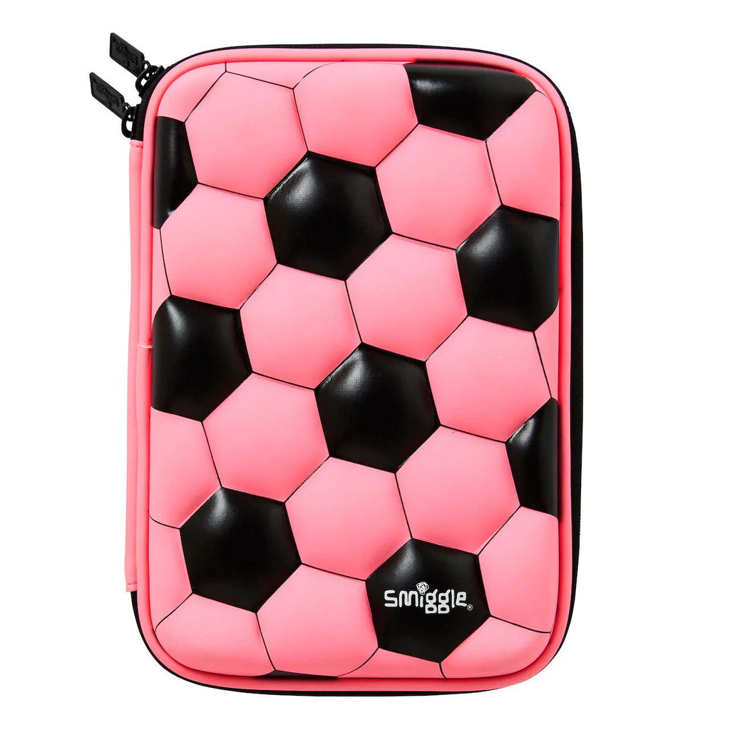 SMIGGLE Striker Hardtop Pencil Case - Pink - TOYBOX Toy Shop