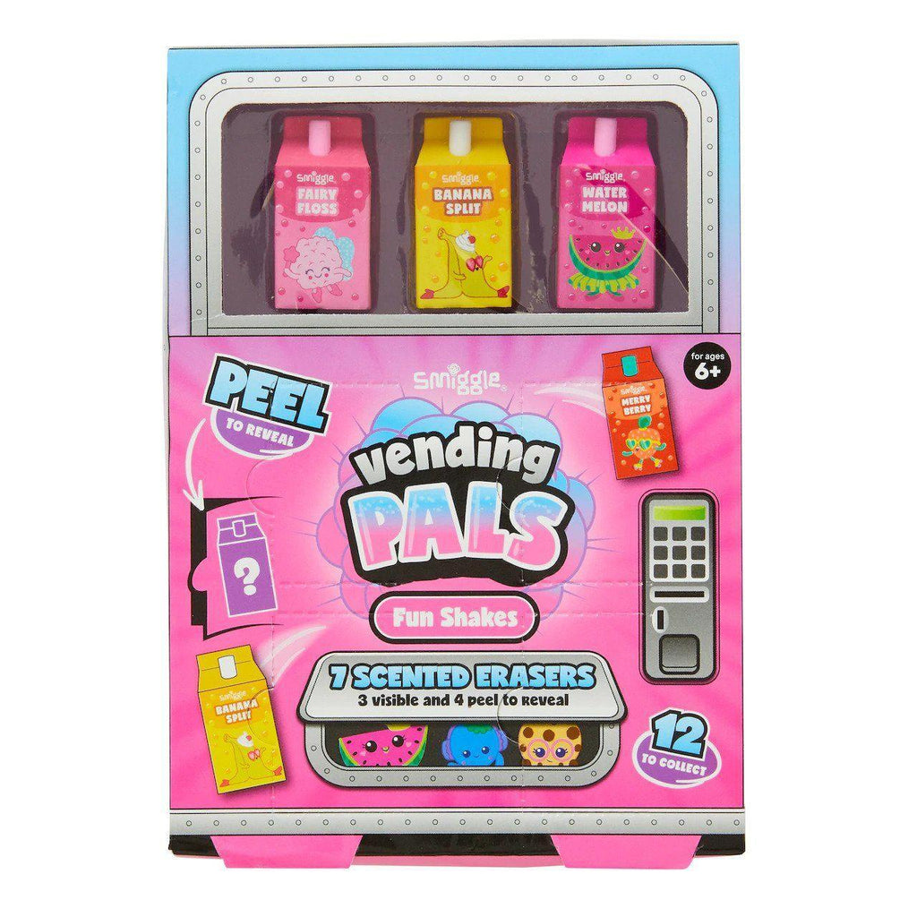 SMIGGLE Vending Pals Scented Erasers Pack - TOYBOX Toy Shop