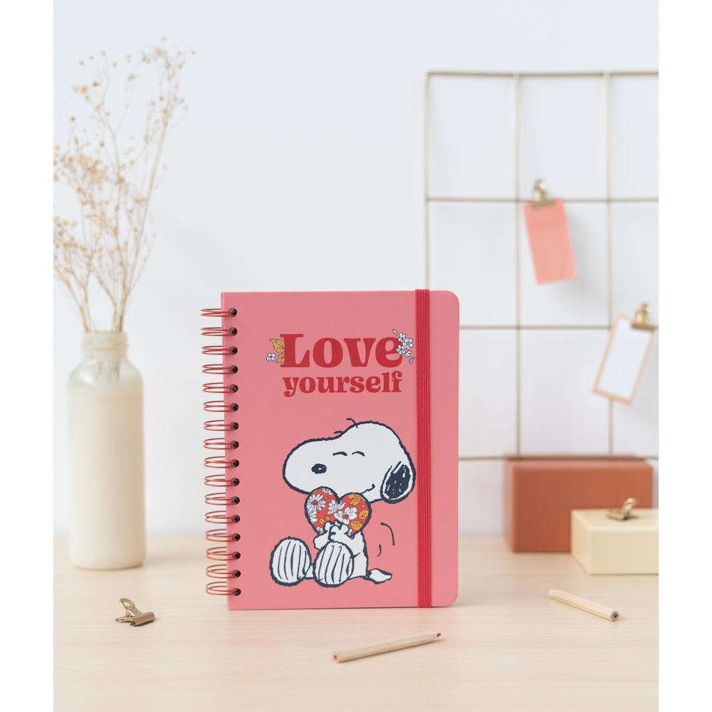 Snoopy Love Yourself A5 Hardcover Notebook - TOYBOX Toy Shop
