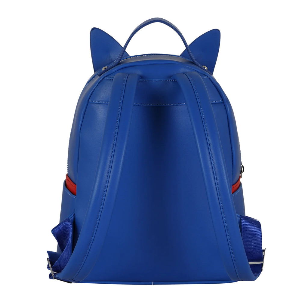 SONIC Blue Heady Backpack - Sonic Face - TOYBOX Toy Shop