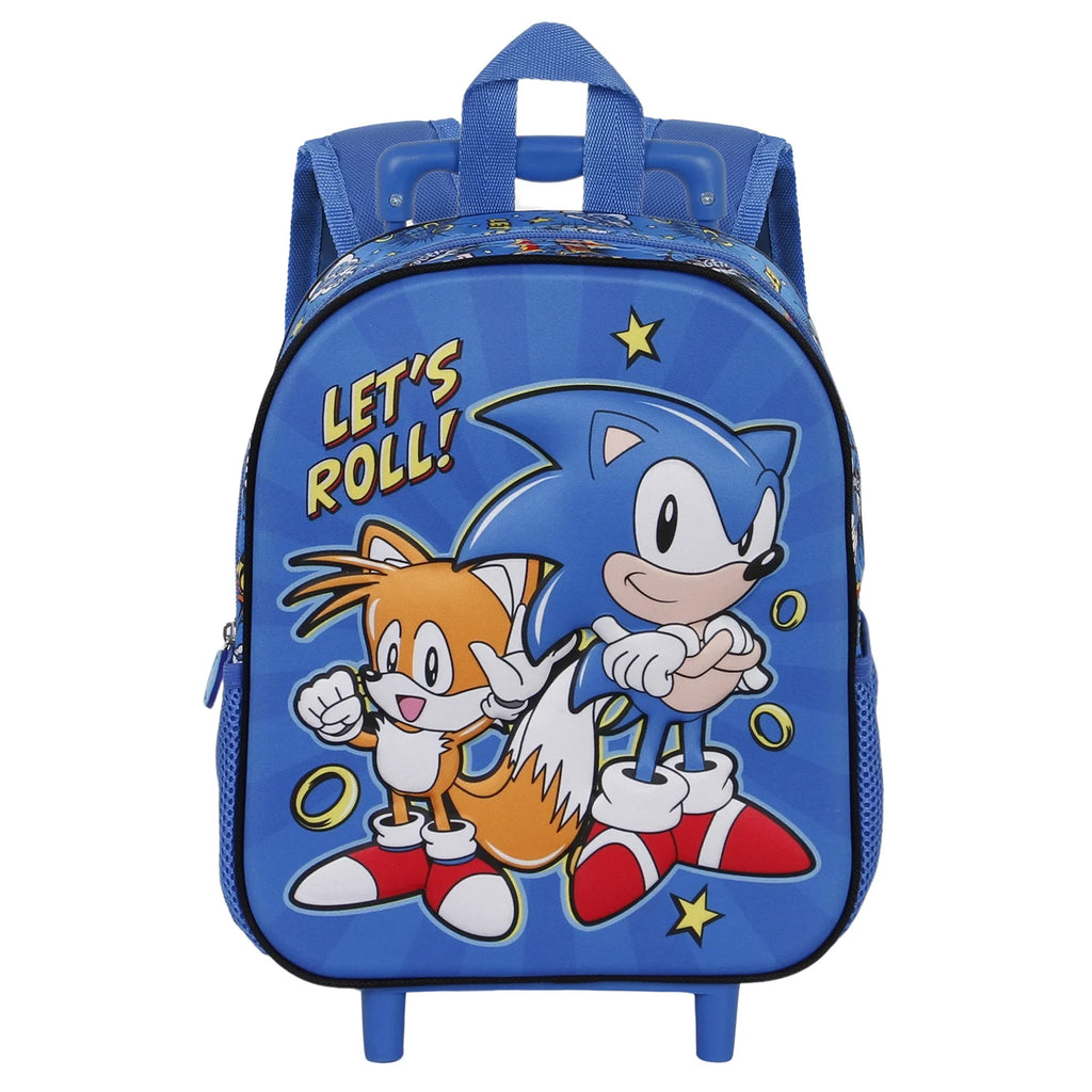 SONIC Lets Roll-Small 3D Backpack - TOYBOX Toy Shop