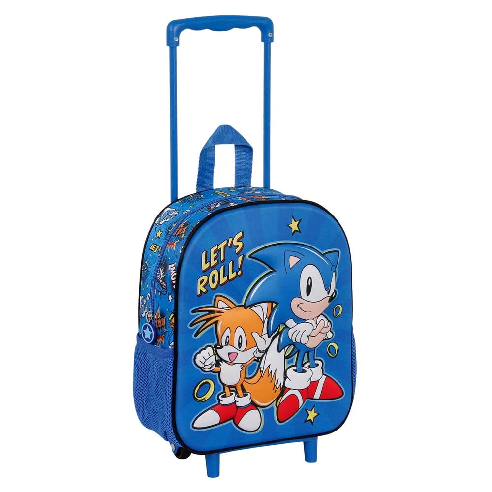 SONIC Lets Roll-Small 3D Backpack - TOYBOX Toy Shop