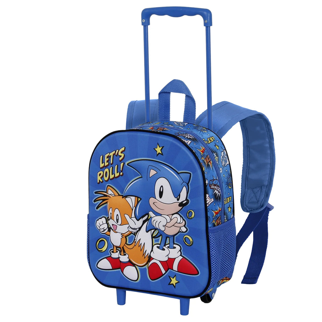 SONIC Lets Roll-Small 3D Backpack - TOYBOX Toy Shop