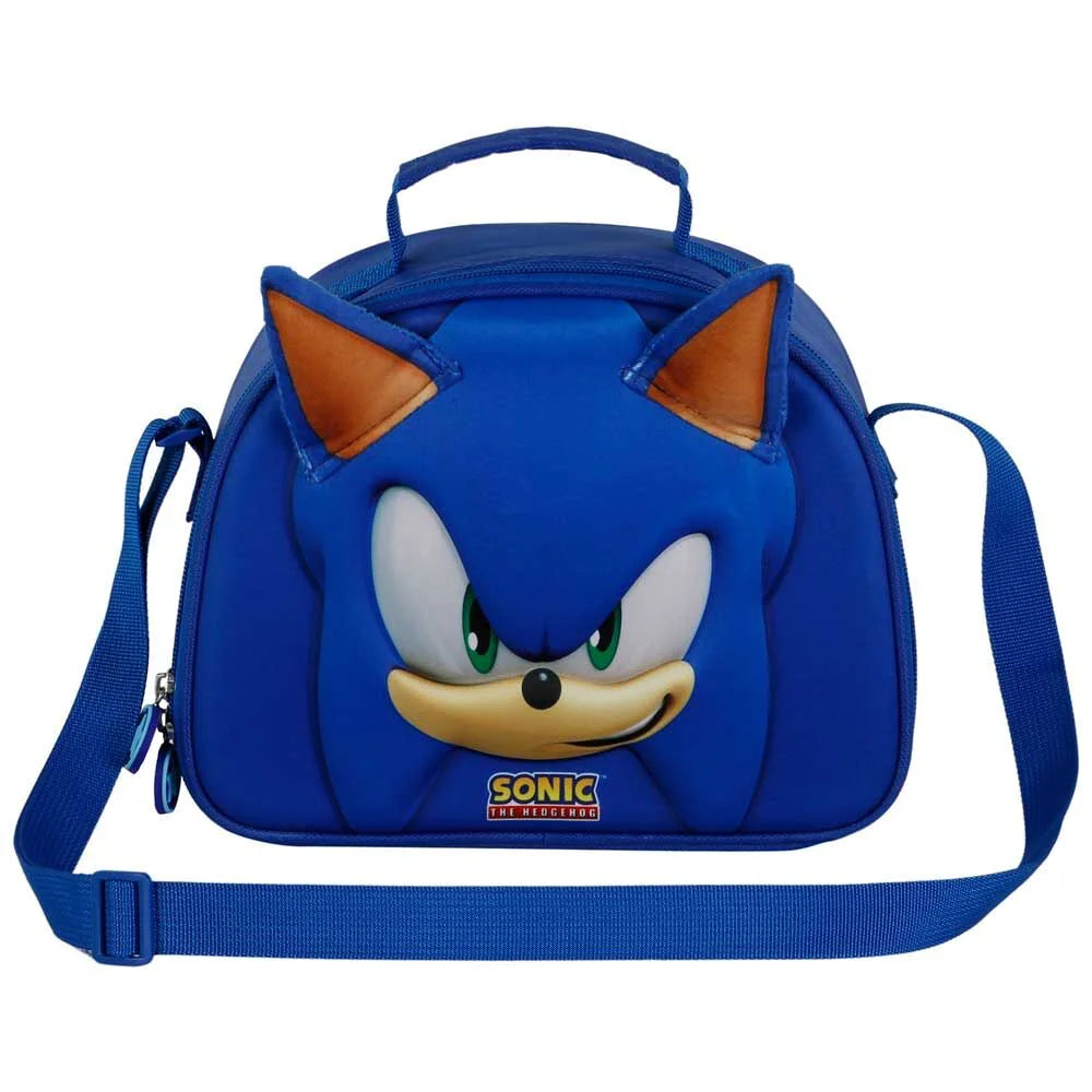 Sonic the Hedgehog Face 3D Lunch Bag - TOYBOX Toy Shop