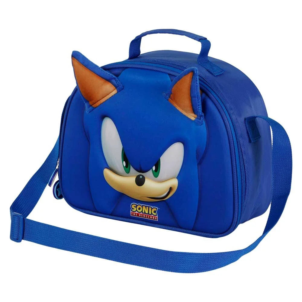 Sonic the Hedgehog Face 3D Lunch Bag - TOYBOX Toy Shop