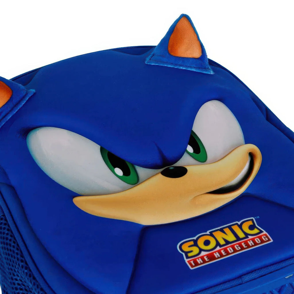 Sonic the Hedgehog Face 3D Trolley 31cm - TOYBOX Toy Shop