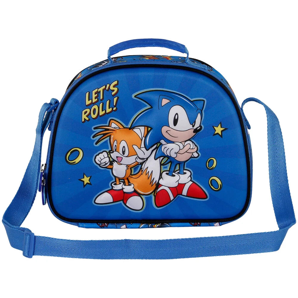 Sonic The Hedgehog Lets Roll 3D Lunch Bag - TOYBOX Toy Shop