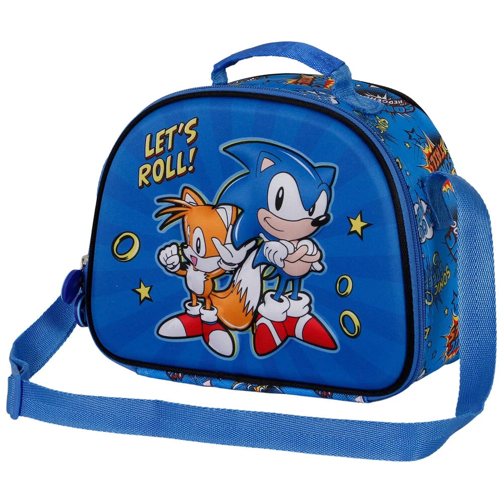 Sonic The Hedgehog Lets Roll 3D Lunch Bag - TOYBOX Toy Shop