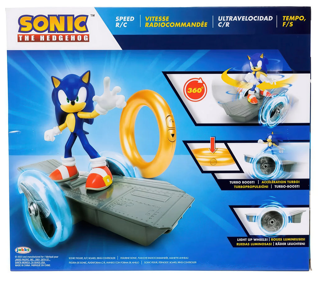 Sonic the Hedgehog Speed R/C Skateboard - TOYBOX Toy Shop