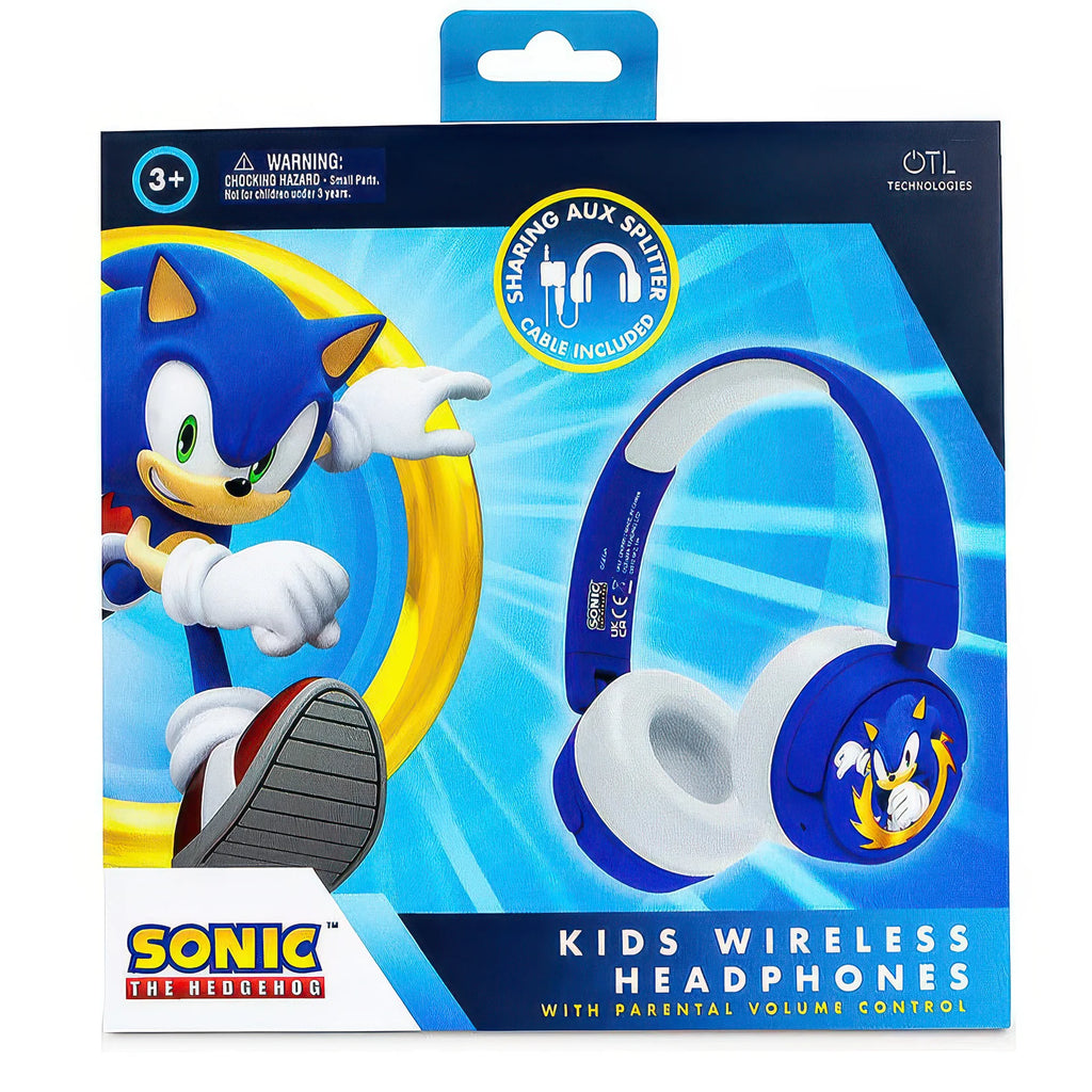 SONIC the Hedgehog Wireless Kids Headphones - TOYBOX Toy Shop