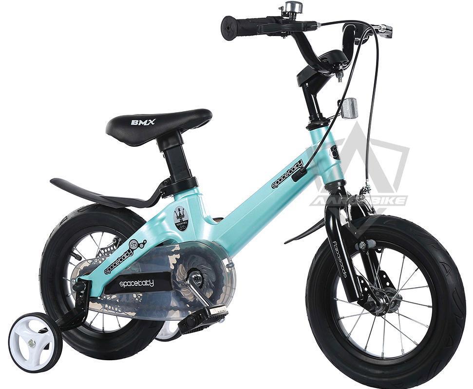 Spacebaby 12-inch Kids BMX Bicycle - Aqua - TOYBOX Toy Shop