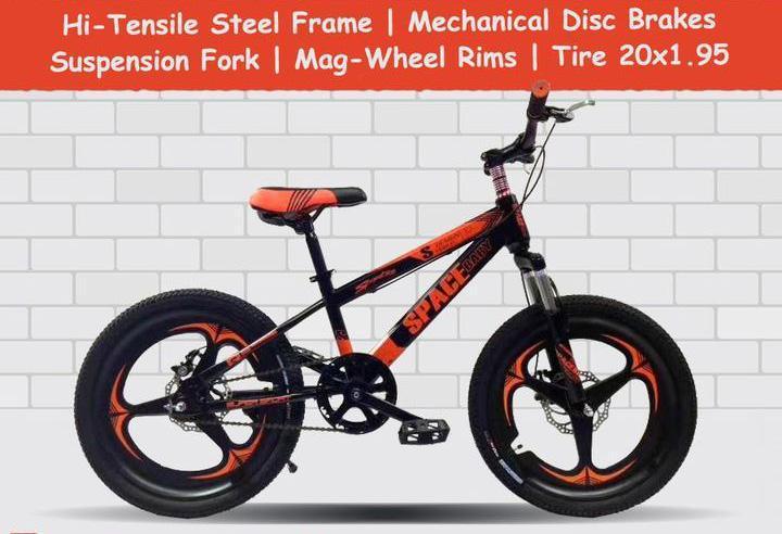 Spacebaby 20-inch BMX Bicycle - Red - TOYBOX Toy Shop