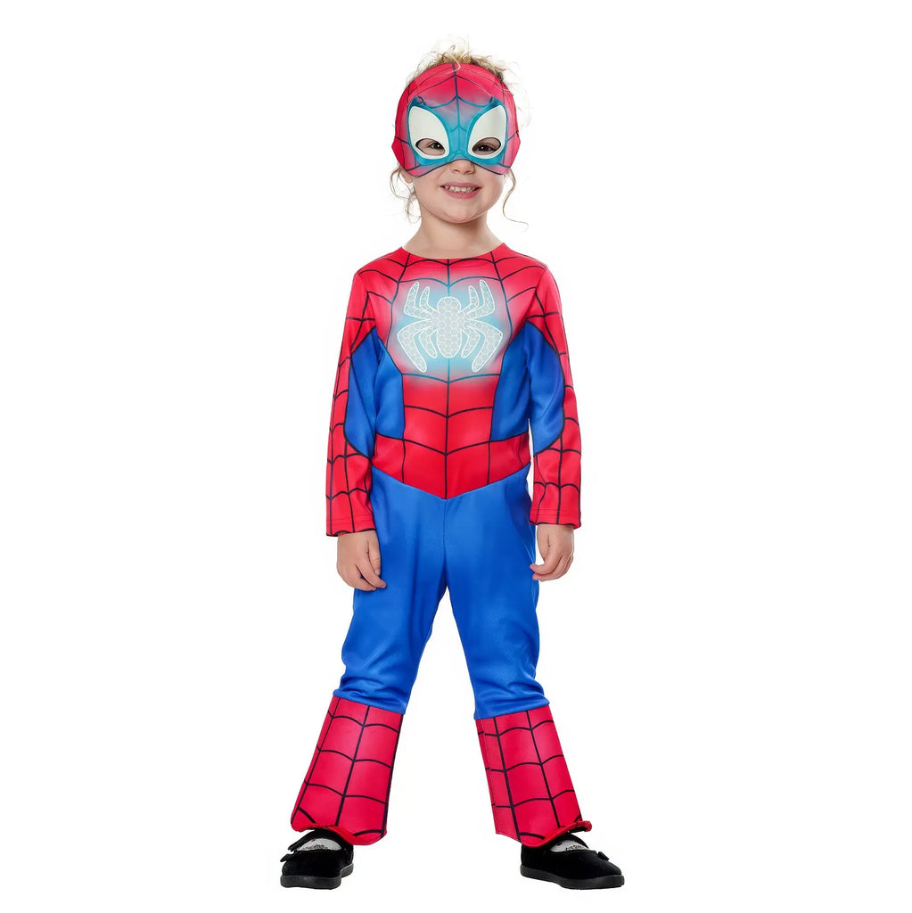 SPIDER-MAN Glow In The Dark Spidey Kids Costume - TOYBOX Toy Shop