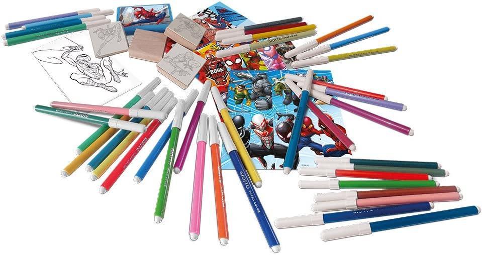 Spiderman 60 Markers Art Playset - TOYBOX Toy Shop