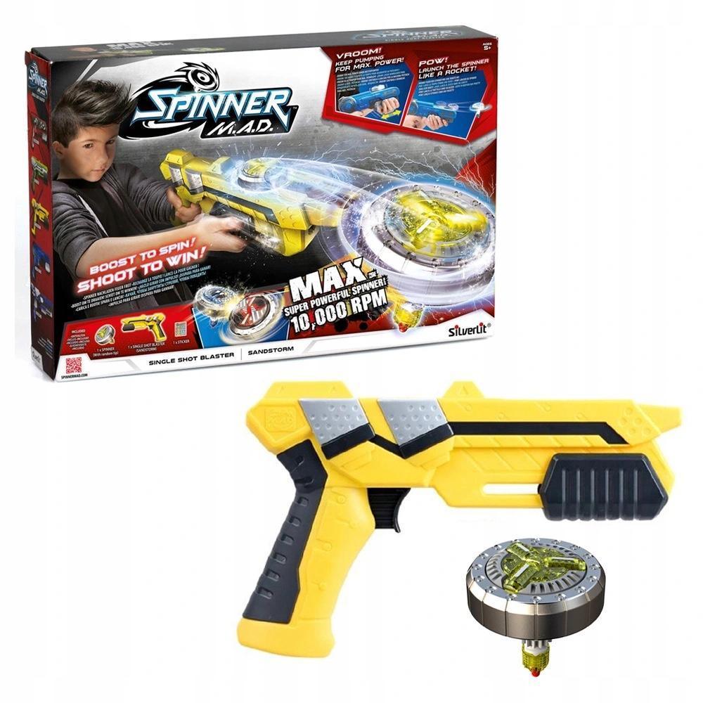 Spinner M.A.D. Single Shot Blaster - Yellow - TOYBOX Toy Shop